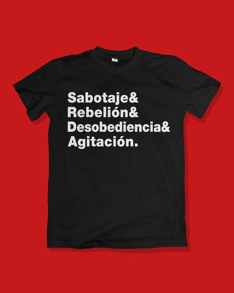 Sabotaje, rebelión, desobediencia & agitación